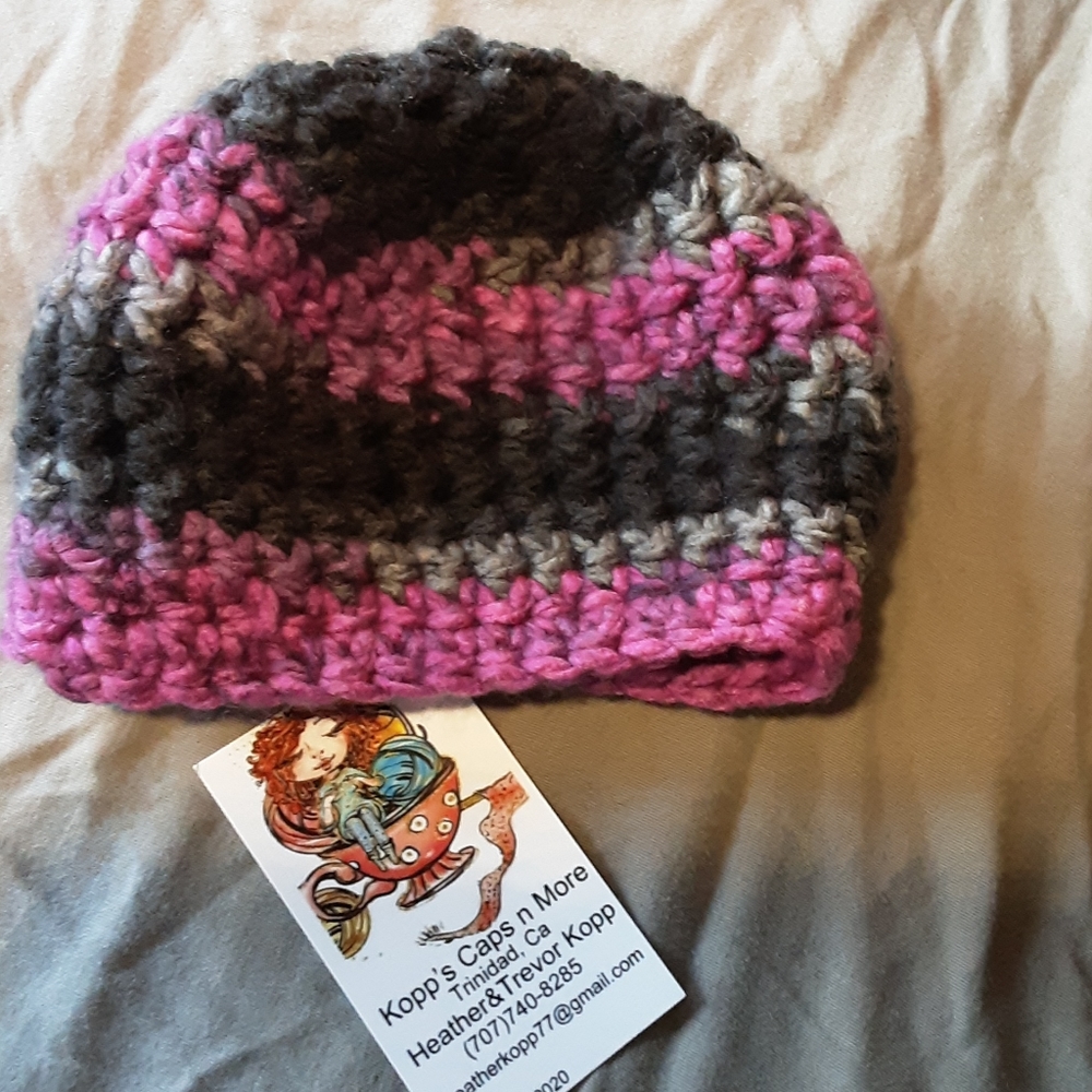 Handmade crochet beanie